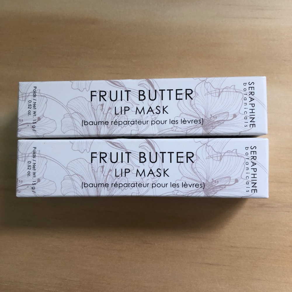 Seraphine Botanicals Fruit Butter Lip Mask (2 pack!)